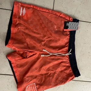 Umbro X Coral Studios Reversible Checkered Soccer Shorts  Men's Size